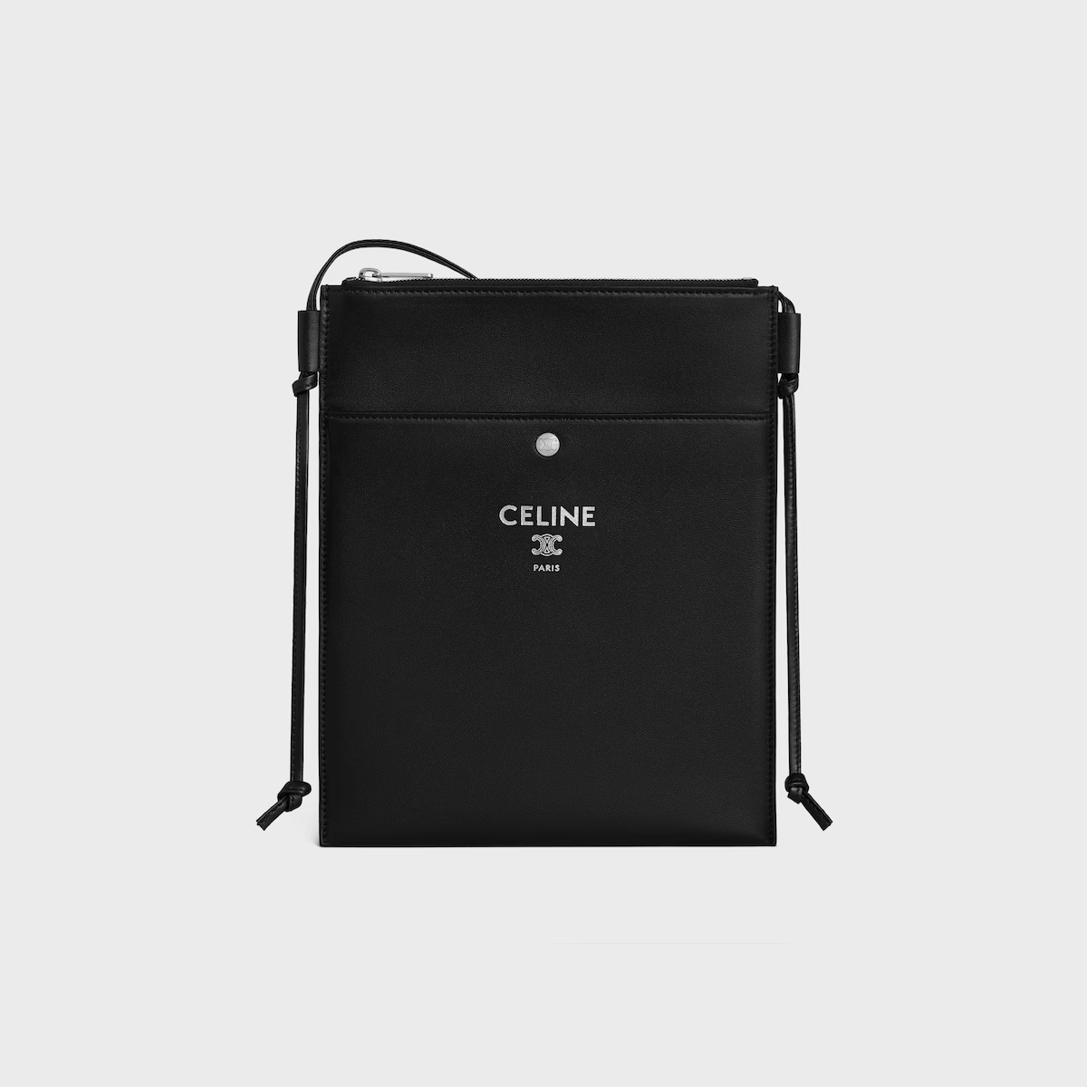 celine sharp pouch smooth leather crossbody bag